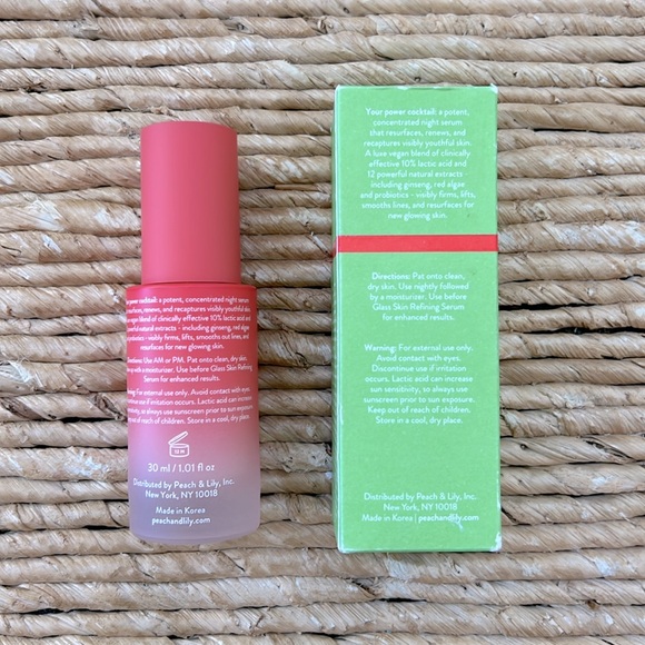 🆕 NEW! Peach & Lily Power Cocktail Lactic Acid Repair Serum. NWT. Full Size. - Picture 3 of 12